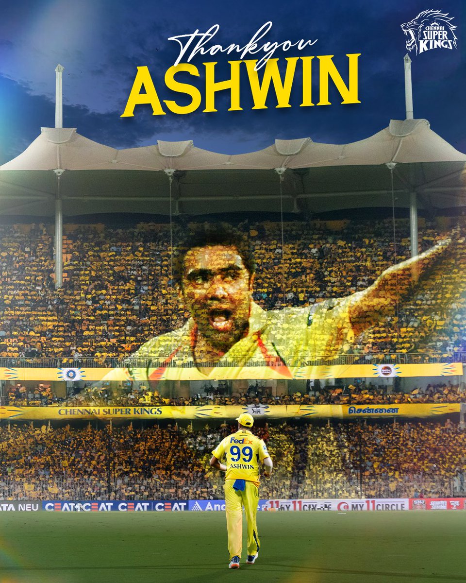 Ashwin, the Match winner 🙌
Ashwin, the Centurion 💯
Ashwin, the Magician with the ball 🪄
Ashwin, the Team man 🤝

International cricket will miss them all ❤️

#TeamIndia | #ThankYouAshwin