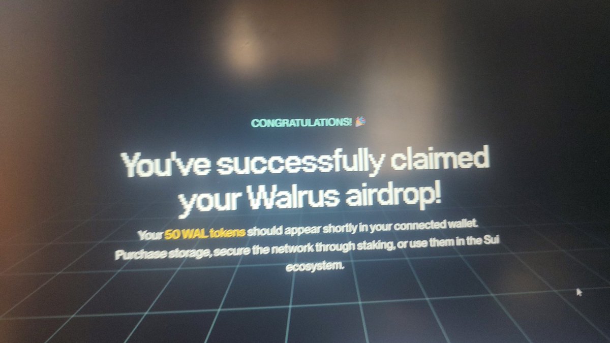 G Walrus 🦭💧

Sui