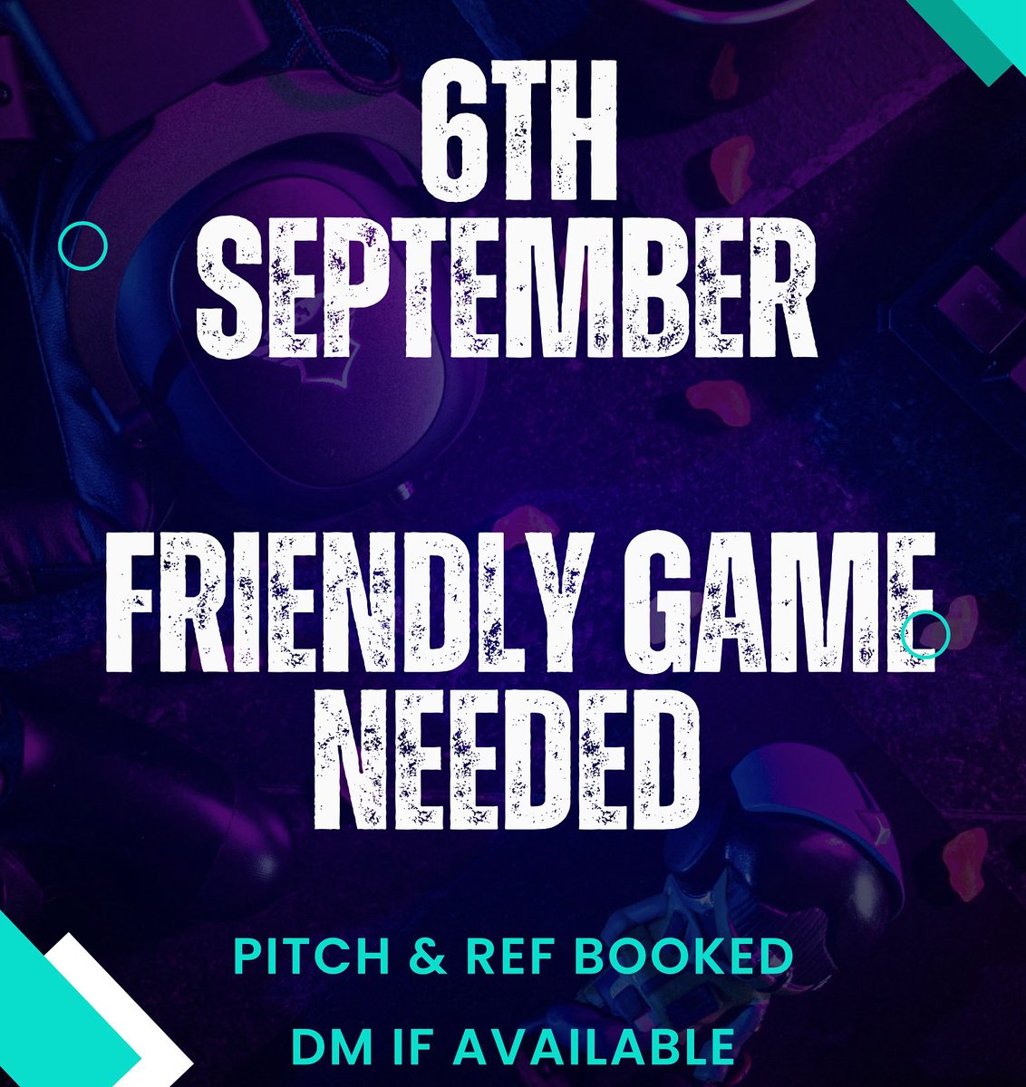 SUMMERS A.F.C (@summersafc) on Twitter photo Looking for a friendly on the 6th September,
pitch & ref booked….
DM if interested 👍
<a href="/EssexVetsLeague/">Essex Vets League</a> Looking for a friendly on the 6th September,
pitch & ref booked….
DM if interested 👍
<a href="/EssexVetsLeague/">Essex Vets League</a>