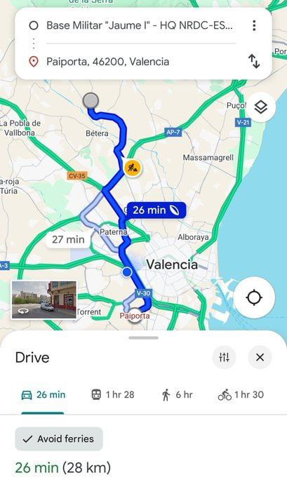 Mire la distancia que hay entre Paiporta y el Cuartel General Terrestre de Alta Disponibilidad. 

Han intervenido en multitud de misiones de carácter internacional, como el terremoto de Pakistán de 2005; pero a Paiporta, a 28 kms, no pudieron llegar durante los primeros días.