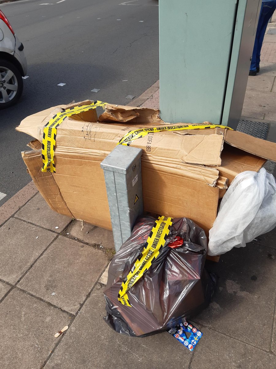 Visited Uppingham Road today with Complaint today. Searched through flytips and forwarded to cleansing services for removal. cleared littering and discussed other issues for the area