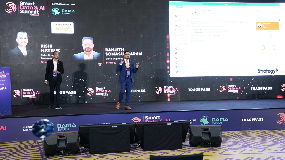Tradepassglobal's tweet image. 🔓 Unlocking Business Potential: Overcoming Analytics Adoption Barriers with Gen AI 

Rishi Mathur, Sales Engineer Manager, Strategy, and Ranjith Somasundaram, Sales Engineer, Strategy, share advanced strategies!
 
Smart Data &amp;amp; AI Summit

#SDAIS  #DigitalTransformation
