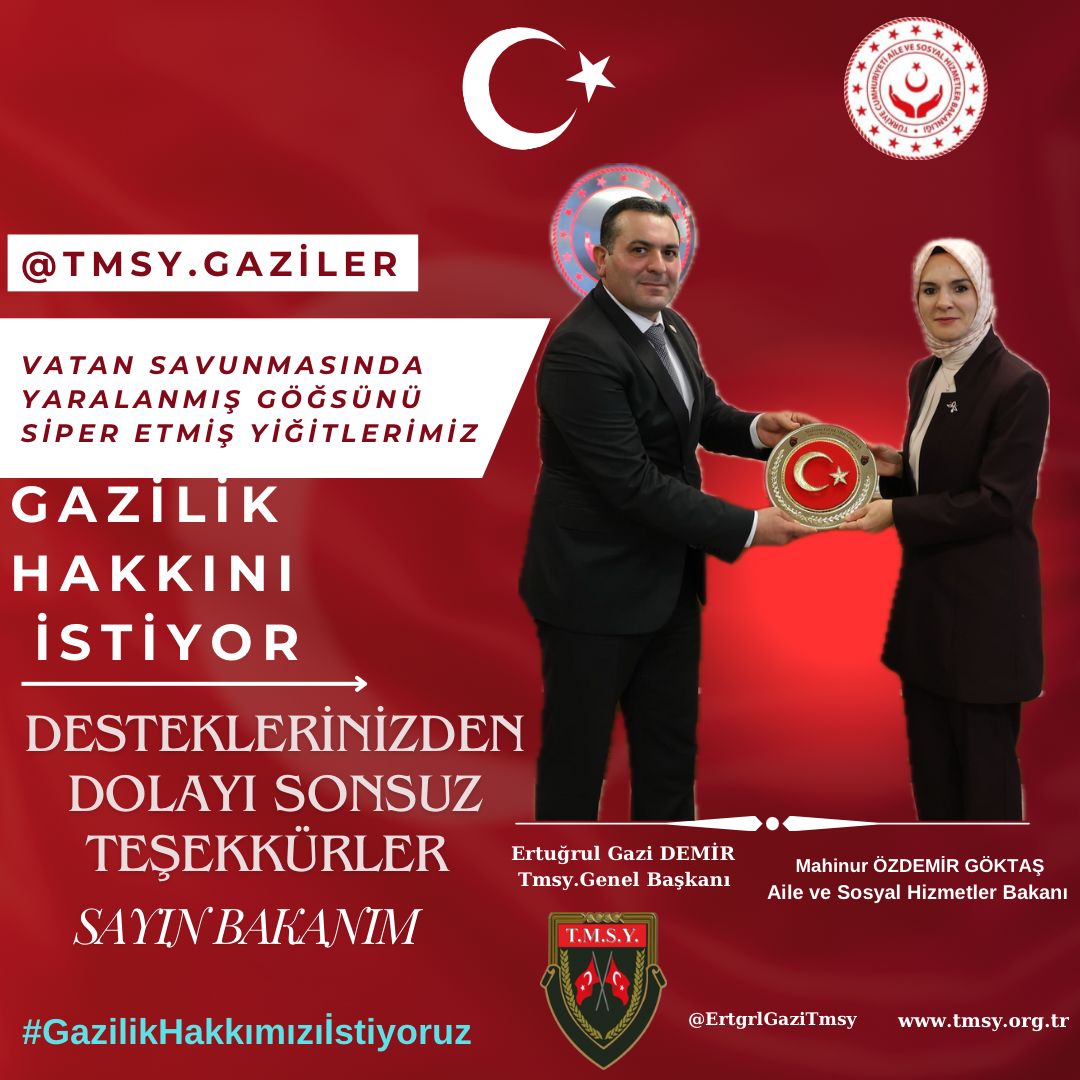 TMSY Abdullah yalçın (@_kanuni__) on Twitter photo <a href="/MahinurOzdemir/">Mahinur Özdemir Göktaş</a> 🇹🇷DEVLET🇹🇷
KURŞUN YEDİK
MAYIN YEDİK
👇
#GazilikHakkımızıİstiyoruz
☝️
<a href="/RTErdogan/">Recep Tayyip Erdoğan</a>
<a href="/_cevdetyilmaz/">Cevdet Yılmaz</a>
<a href="/dbdevletbahceli/">Devlet Bahçeli</a>
<a href="/eczozgurozel/">Özgür Özel</a>
<a href="/MahinurOzdemir/">Mahinur Özdemir Göktaş</a>
<a href="/drbetulsayan/">Dr.Betül Sayan Kaya 🇹🇷</a>
<a href="/hulusiakarmedya/">Hulusi AKAR</a>
<a href="/dtcuneytaldemir/">Dt. Cüneyt Aldemir 🇹🇷</a>
<a href="/FeyziBerdibek1/">Feyzi Berdibek🇹🇷</a>
<a href="/celebimehmeta/">Mehmet Ali Çelebi</a>
<a href="/ifarukaksu/">İsmail Faruk Aksu</a>
<a href="/kocakkonuralp/">Konur Alp Koçak</a>
<a href="/leventalyyildiz/">Levent Ali YILDIZ</a>
<a href="/mhrmkurt/">Muharrem KURT</a>, <a href="/MahinurOzdemir/">Mahinur Özdemir Göktaş</a> 🇹🇷DEVLET🇹🇷
KURŞUN YEDİK
MAYIN YEDİK
👇
#GazilikHakkımızıİstiyoruz
☝️
<a href="/RTErdogan/">Recep Tayyip Erdoğan</a>
<a href="/_cevdetyilmaz/">Cevdet Yılmaz</a>
<a href="/dbdevletbahceli/">Devlet Bahçeli</a>
<a href="/eczozgurozel/">Özgür Özel</a>
<a href="/MahinurOzdemir/">Mahinur Özdemir Göktaş</a>
<a href="/drbetulsayan/">Dr.Betül Sayan Kaya 🇹🇷</a>
<a href="/hulusiakarmedya/">Hulusi AKAR</a>
<a href="/dtcuneytaldemir/">Dt. Cüneyt Aldemir 🇹🇷</a>
<a href="/FeyziBerdibek1/">Feyzi Berdibek🇹🇷</a>
<a href="/celebimehmeta/">Mehmet Ali Çelebi</a>
<a href="/ifarukaksu/">İsmail Faruk Aksu</a>
<a href="/kocakkonuralp/">Konur Alp Koçak</a>
<a href="/leventalyyildiz/">Levent Ali YILDIZ</a>
<a href="/mhrmkurt/">Muharrem KURT</a>,