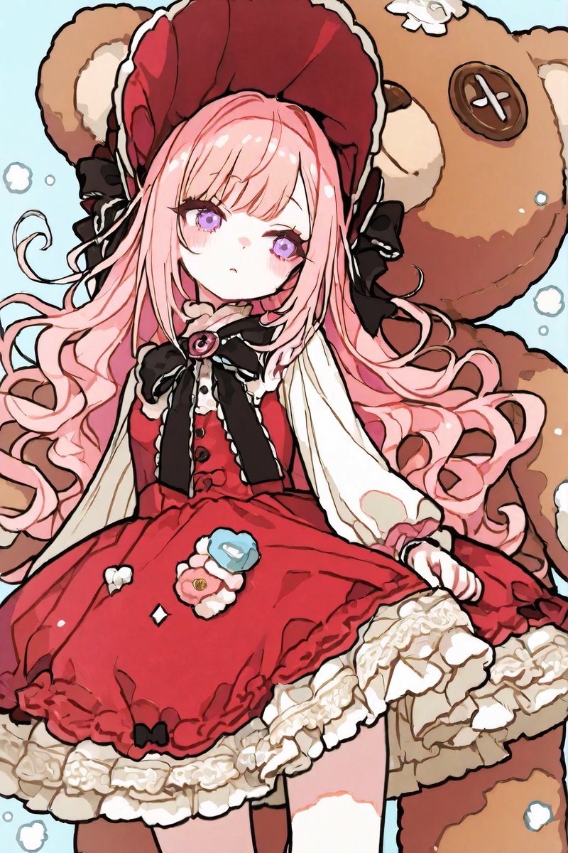 slpsmxxx's tweet image. #毎日ロリータファッションを貼る
#AIart