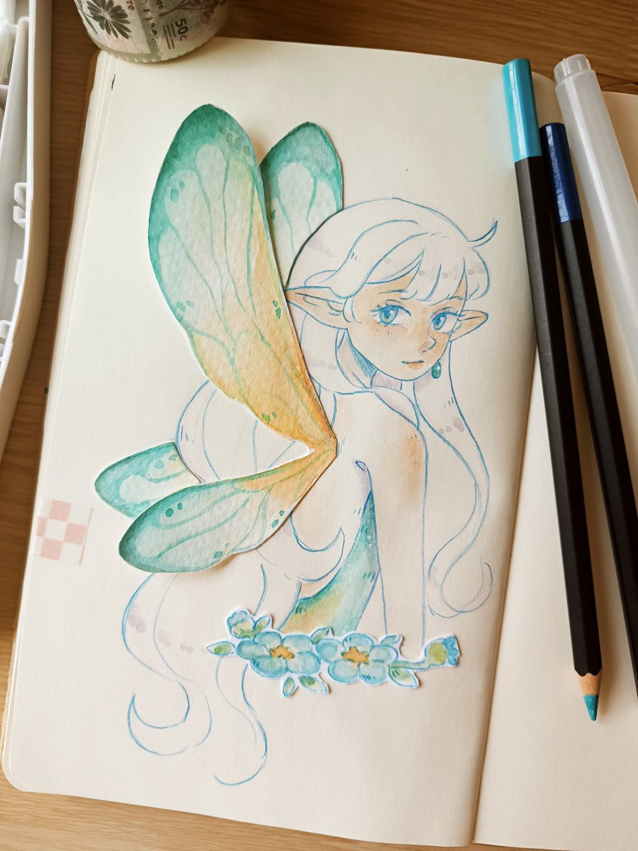 Little fairy 🪻✨🩵
#oc