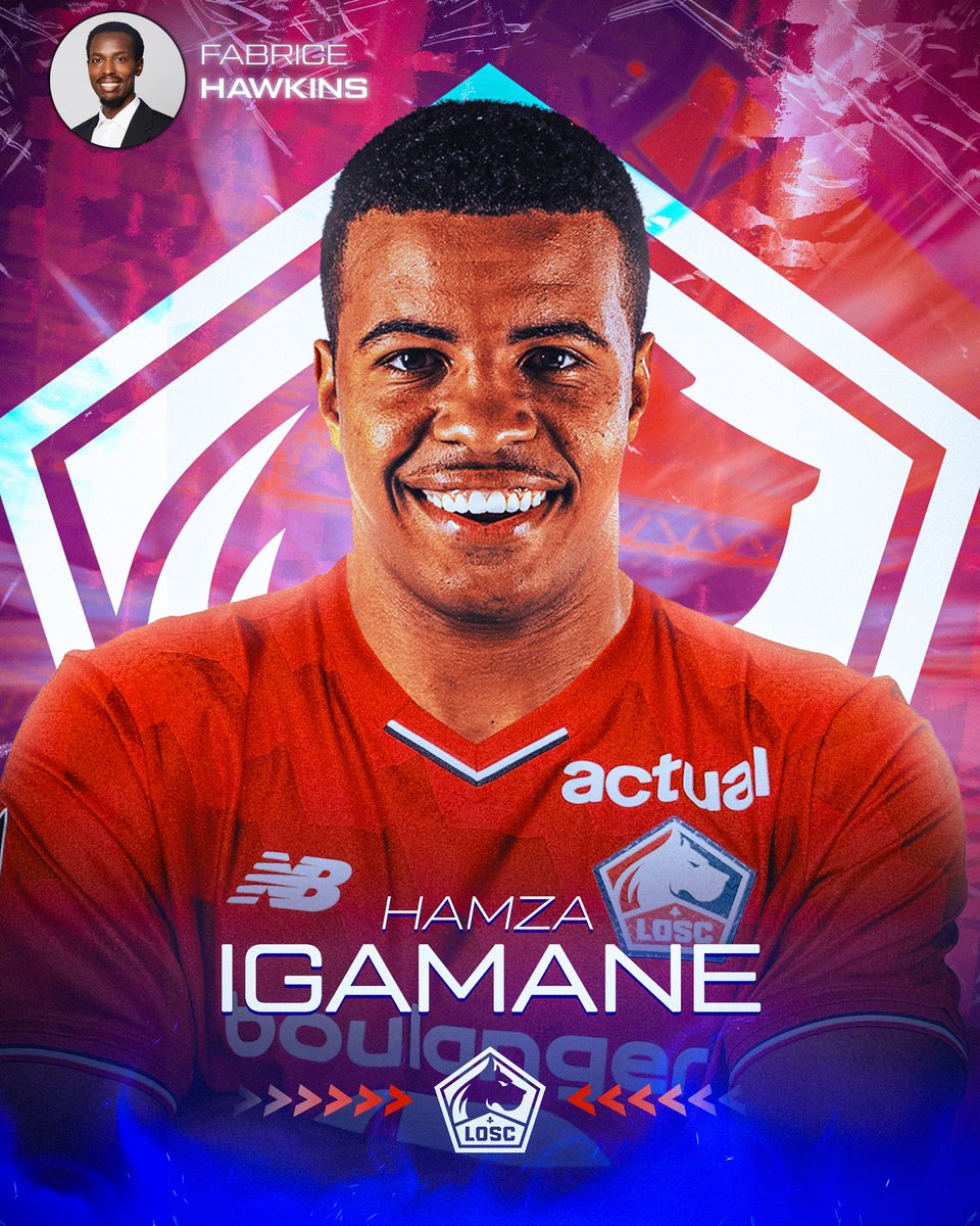 🚨EXCL Hamza Igamane est attendu ce jeudi à Lille. Contrat de 5 ans. Le LOSC et les Rangers règlent les derniers détails.