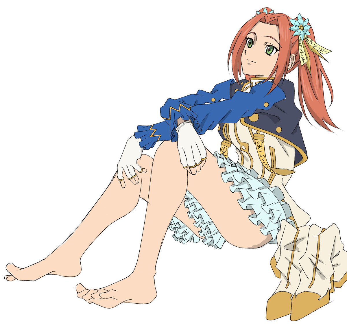 エレノア
最近暑くて蒸れるよねー

 #テイルズ