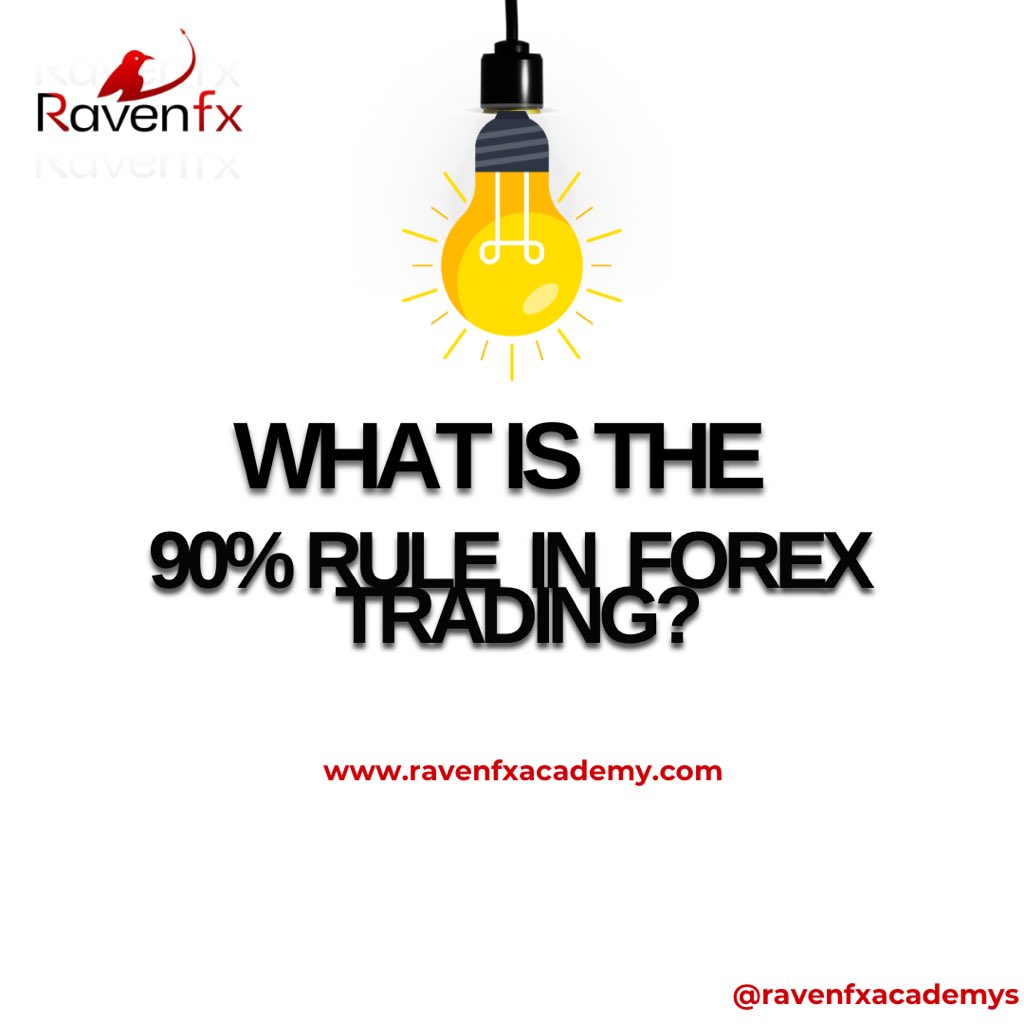The 90% rule in forex refers to a popular saying that 90% of traders lose 90% of their capital within 90 days.

It highlights the risks involved in forex trading and stresses the importance of proper education, disciplined strategies, and risk management to avoid falling into the