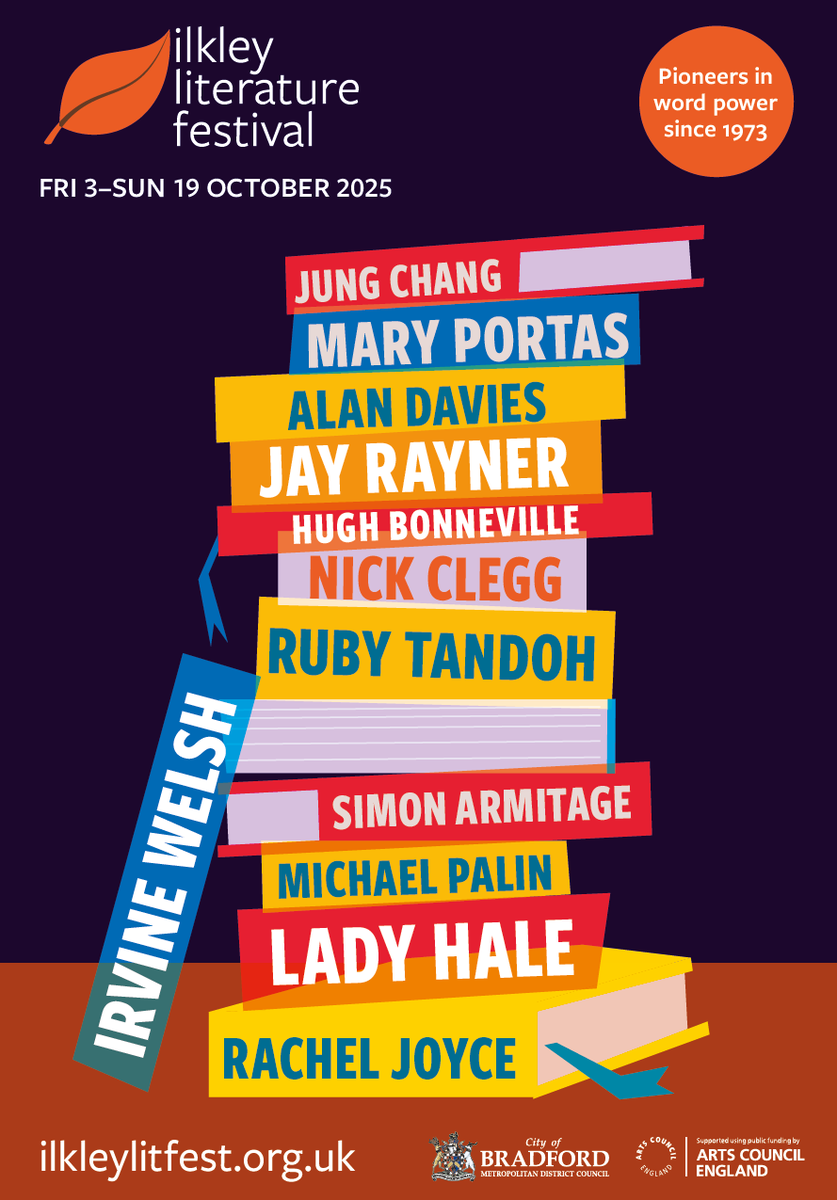 Ilkleyu3a's tweet photo. 📚 Have you booked any tickets for @ilkleylitfest? #ILF25
📚 Festival runs 3-19 Oct, with lots of great events to choose from
👉https://t.co/zYaBu0VtHW
📚 Our u3a has groups for those interested in literature and writing: https://t.co/zoOxzMxeQ2 https://t.co/uDeBKNMCd8