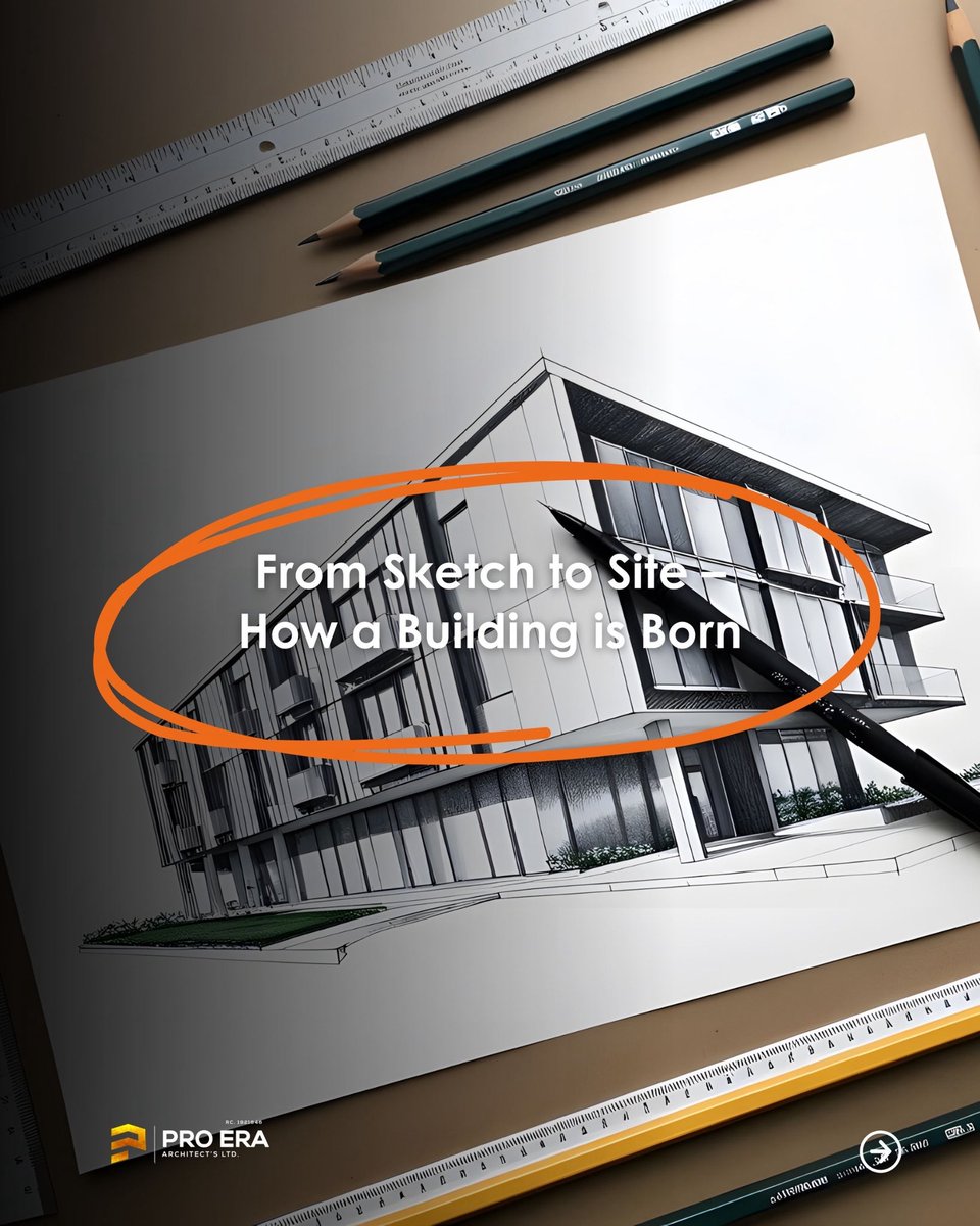 proeraarchitect's tweet image. From sketch 🖊️ to site 🚧—this is how a building is born.
Vision + design + execution = architecture in action.
Which stage excites you more: the sketches or the site work? 👀
#FromSketchToSite #ProEraProjects #ArchitectureInAction #ConstructionJourney