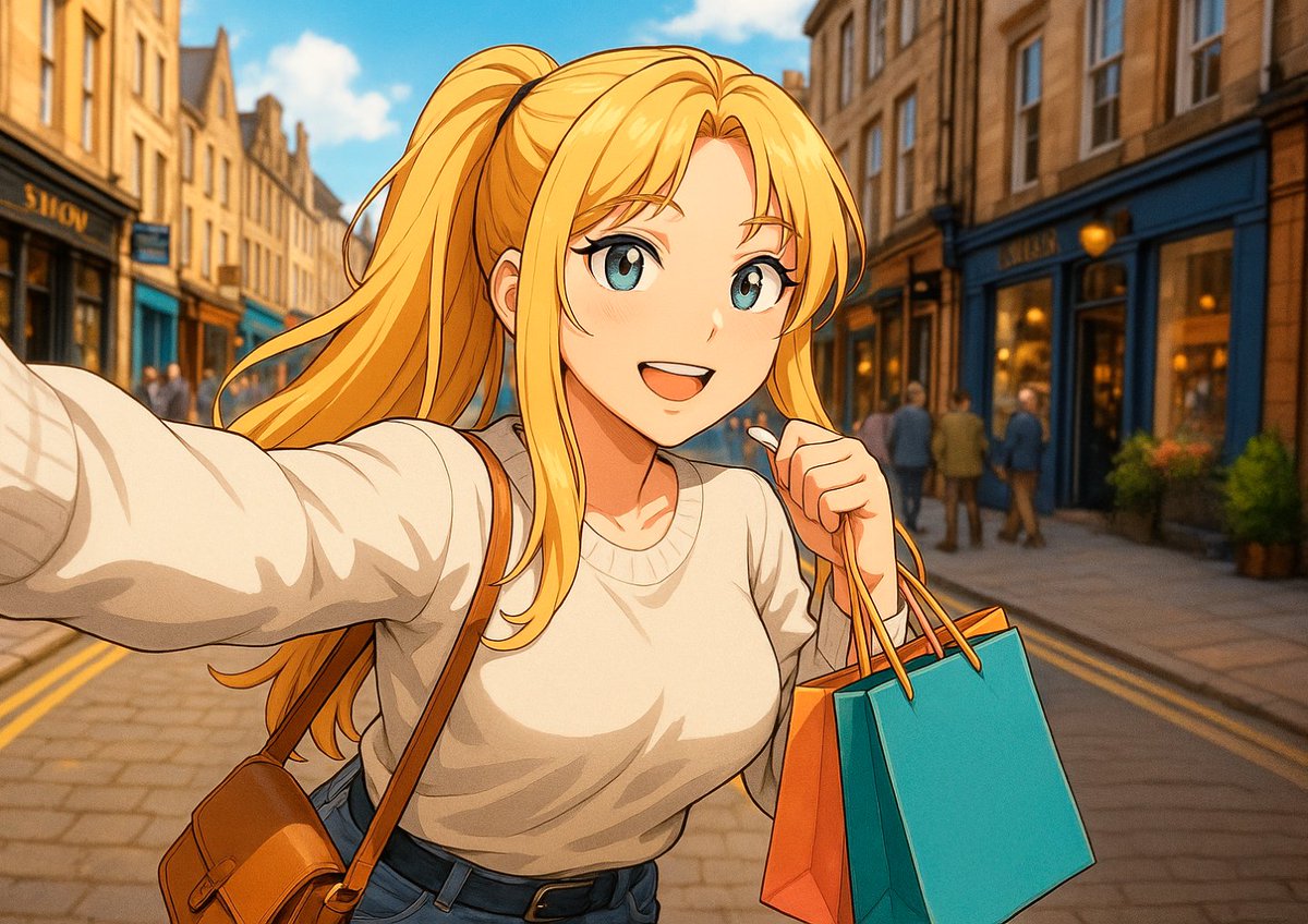 vi_cassieblack's tweet photo. Last day in Edinburgh = souvenir mission 🎁✨ Scarves, trinkets… and maybe one or two things just for me 👀💛 Wish me luck, my suitcase is already full! 🧳😂 https://t.co/DCRPSLHQGH