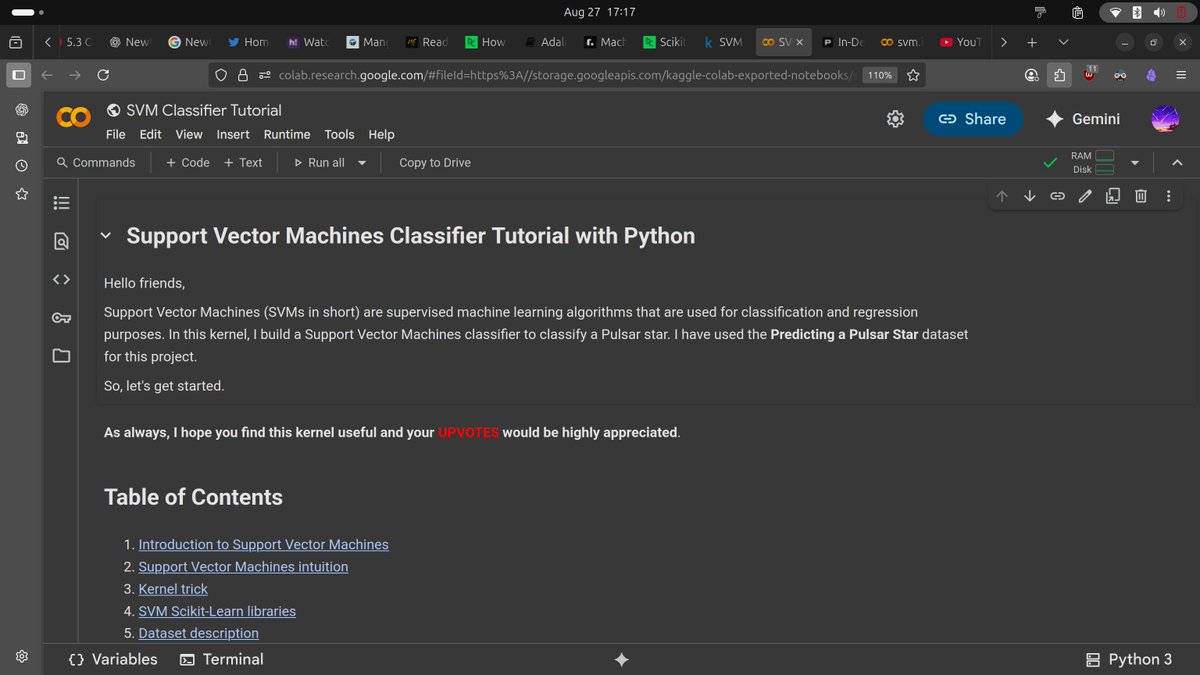 saugatdhungana0's tweet image. #Day13 and #Day14 of #60daysofMachineLearning
Learned about perceptron
Support Vector Machines intuition
Kernel trick
Confusion matrix
#MachineLearning #DailyMLChallenge