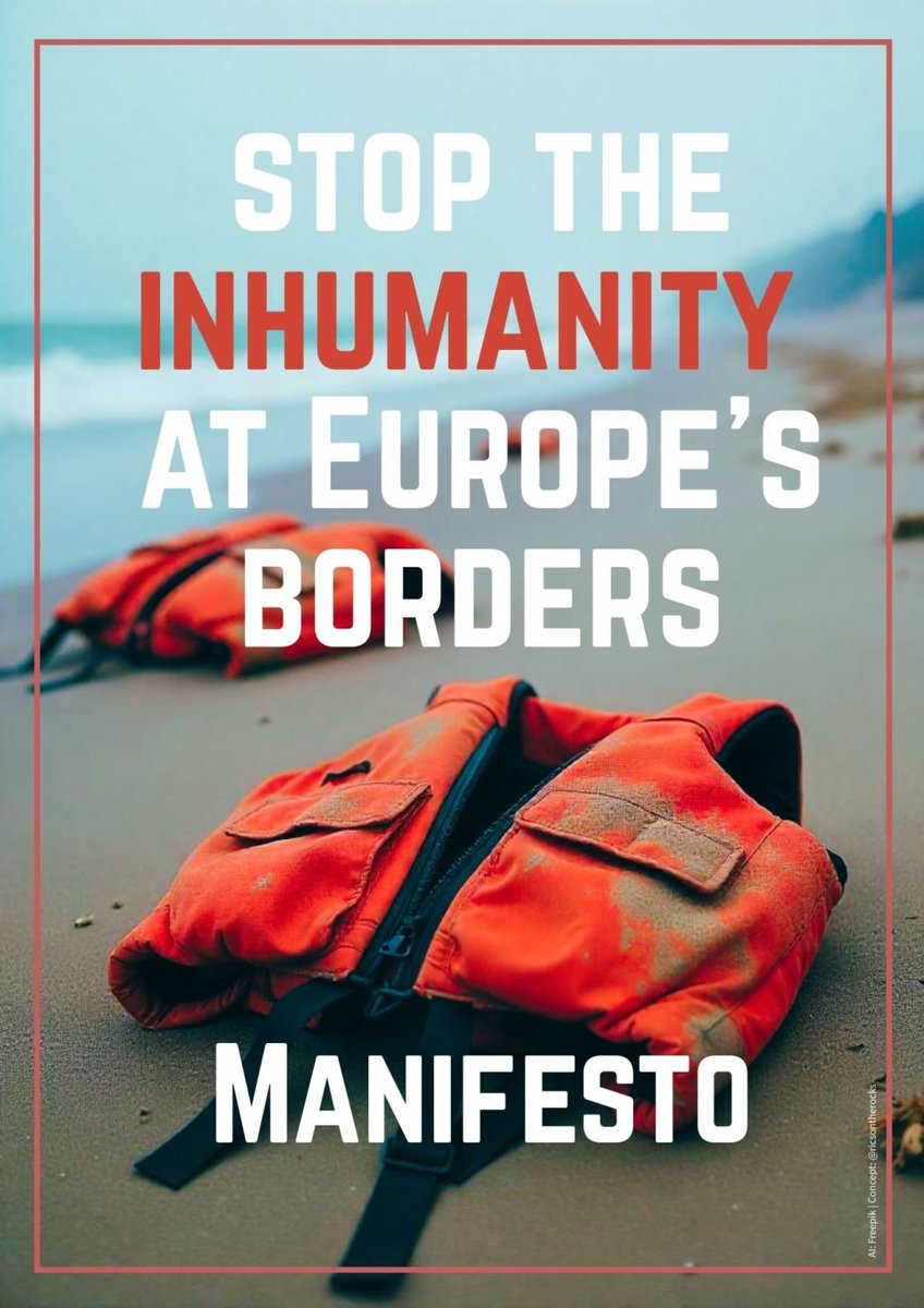 JFCrisp's tweet image. There&apos;s a race to the bottom amongst European governments in the way they treat refugees &amp;amp; other migrants.
But 160 civil society associations are resisting this trend, with a demand to Stop the Inhumanity at Europe&apos;s Borders.
Read our Manifesto!
against-inhumanity.org/wp-content/upl…