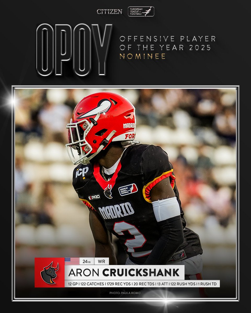 Your Offensive Player of the Year nominee:

Aron Cruickshank - Madrid Bravos ⭐️