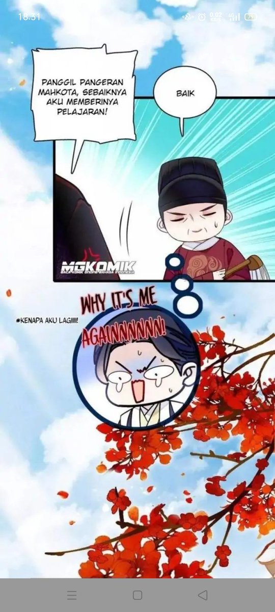 si raja nih lucu, blio punya 8 pangeran, dan kalo ada 1 pangeran yg bikin ulah pasti semua pangeran ikutan dihukum 😂🤣

Apalagi putra mahkota, meskipun ke 6 pangeran lain gk dihukum, tapi dia wajib ikut dihukum 😭😭🤣