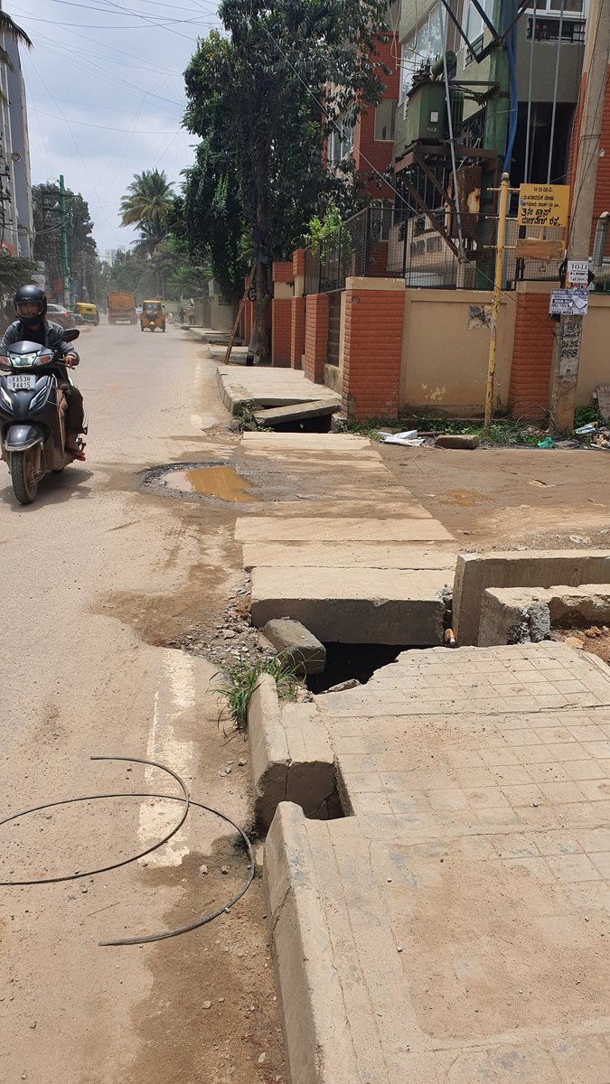 Sidewalk hazard at the T-junction of 5th Cross Road and Borewell Road, Whitefield!
Huge risk for kids, cyclists, and pedestrians due to open drain covers. Urgent fix needed from @BBMPOfficial @BBMPCares @bbmpcomm.
Sharing my email to authorities—let’s get #FixWhitefieldNow.