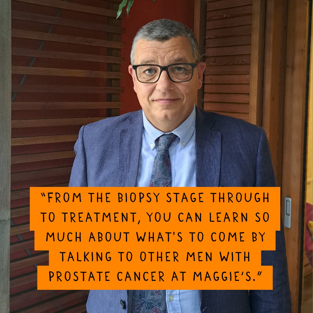 For Barry, our centres are a space to meet others living with cancer and get expert support. To speak to one of our cancer support specialists, just come in.