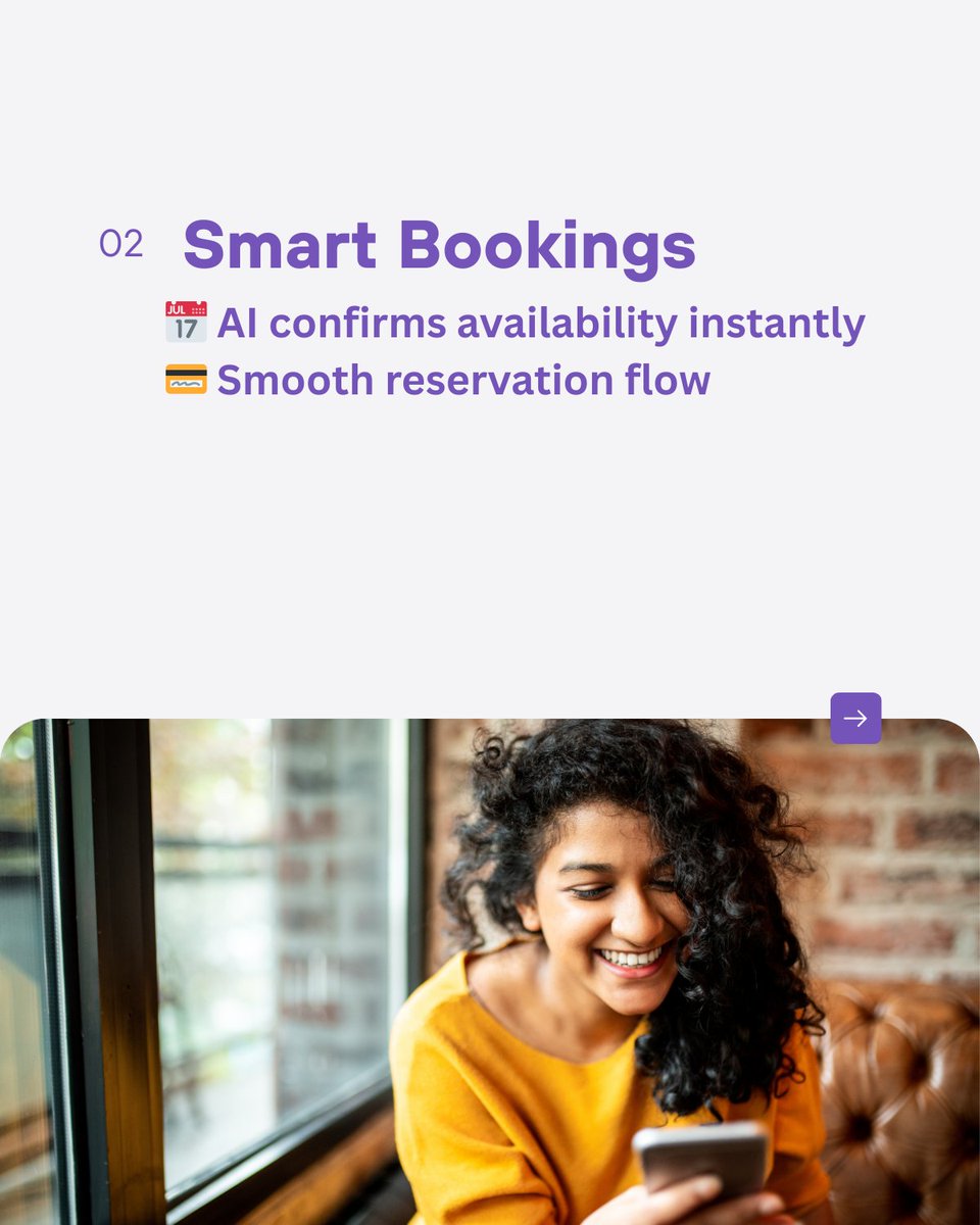 msg2ai's tweet image. Msg2AI gives you:
 🤖 Instant answers
 📅 Hassle-free bookings
 ☕ Local tips
 📝 Reviews + upsells
🌟 Less work, more 5⭐ reviews.
 👉 Book your demo now msg2ai.xyz
#AIForHosts #VacationRentalTools #SmartHosting

1 of 2