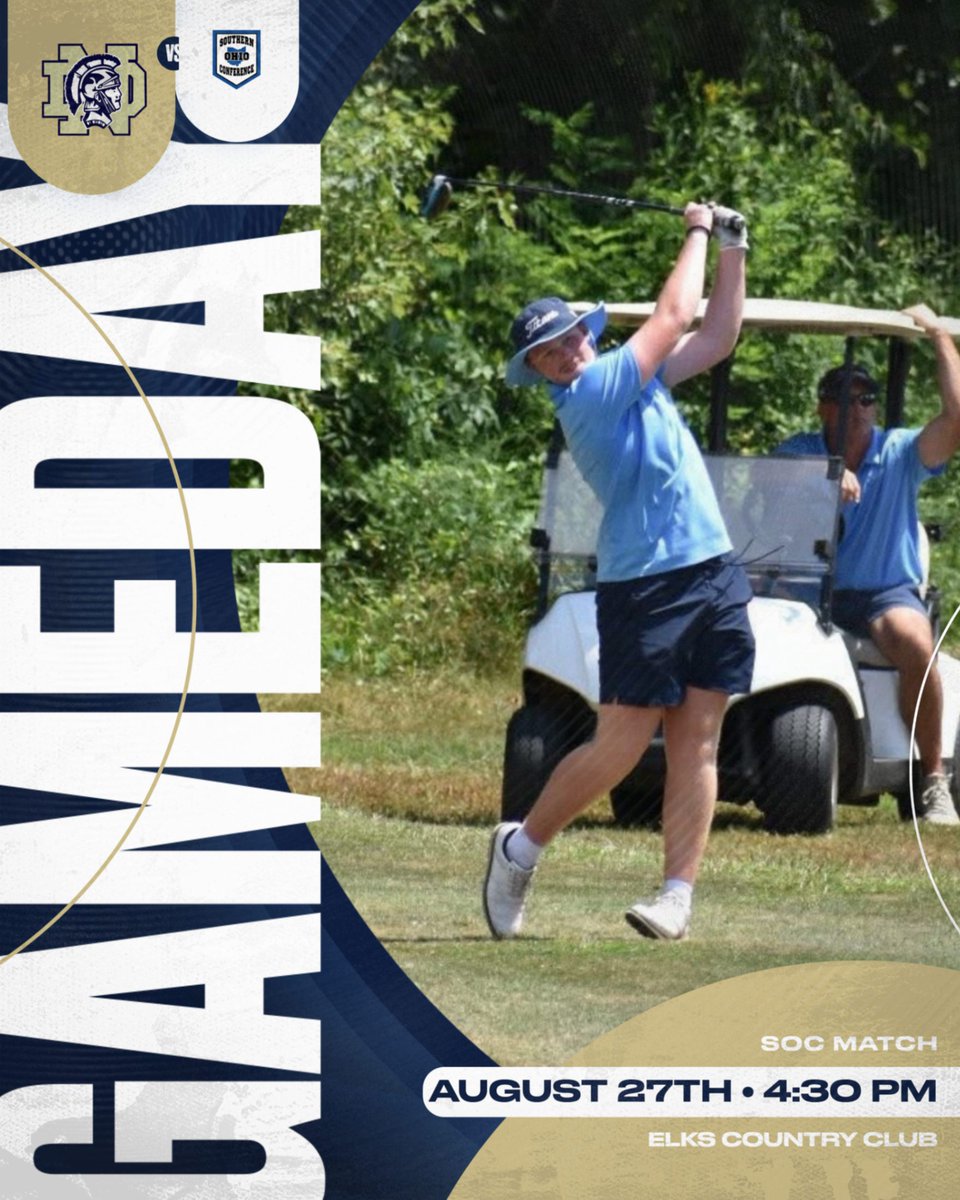 It's GAMEDAY!!! The Titans Golf team competes in another SOC match this evening!! Tee times at 4:30!! Good luck Titans!! #GoTitans