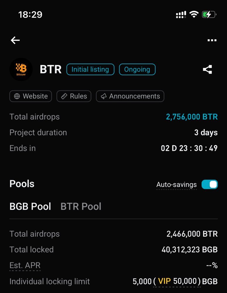 0xweekend59's tweet image. $BTR đã chính thức TGE từng được kì vọng sẽ tạo trend đưa trend $BTC trở lại
$BTR thì quá quen với anh em rồi trend BTCfi, BitVM + Rollup để mở rộng Bitcoin, Backer mạnh: raise $25M từ SCB, GSR…
Cộng đồng cũng rất lớn: Nhiều anh em rất bullis đi làm…