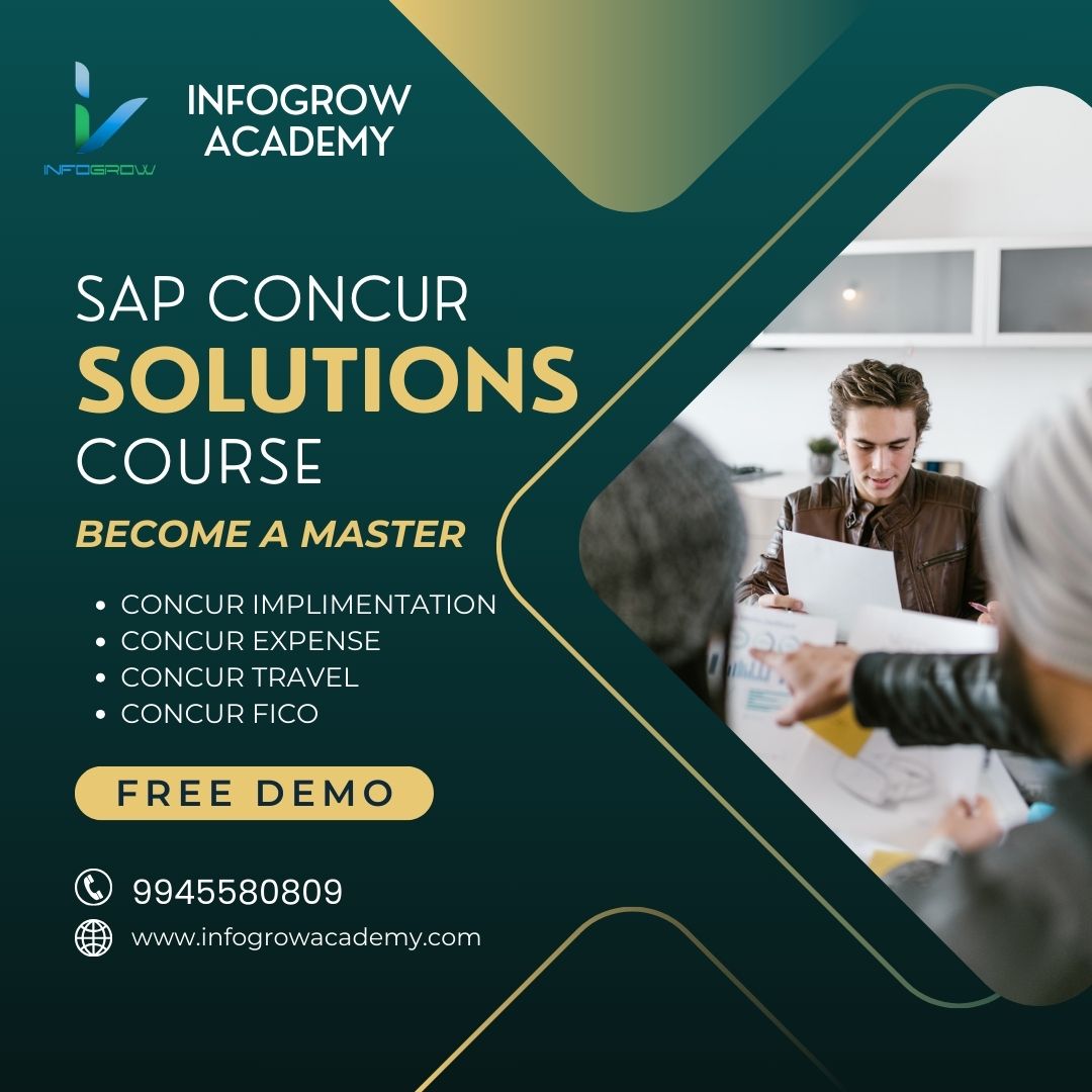 infogrowacademy's tweet image. Advance SAP Concur Solutions Training Institute in USA. Concur Configuration, Implementation, Travel and Expense, FICO, Audit Report, Credit Cards. Work on hands-on projects with 100% job assistance. register for Free Demo infogrowacademy.com/sap-concur-sol… 
#concursolutions #concurcourse