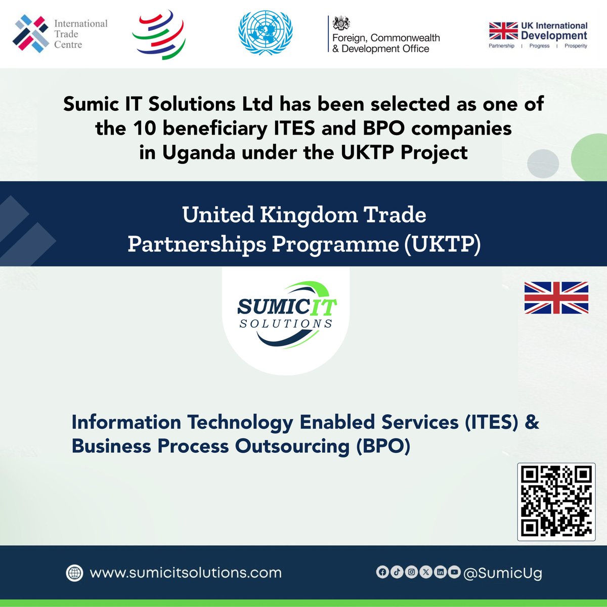Sumic Online Force (@sumicforce) on Twitter photo Sumic | United Kingdom Trade Partnerships (UKTP) Programme 🇬🇧 🇺🇬
We are proud to announce that <a href="/SumicUg/">Sumic IT Solutions Ltd</a> has been selected as one of the 10 beneficiary ITES & BPO companies in Uganda under the #UKTP
Full Details: ⬇️
🔗 tinyurl.com/SumicUKTP
#SumicITSolutionsLtd #VisitSumic Sumic | United Kingdom Trade Partnerships (UKTP) Programme 🇬🇧 🇺🇬
We are proud to announce that <a href="/SumicUg/">Sumic IT Solutions Ltd</a> has been selected as one of the 10 beneficiary ITES & BPO companies in Uganda under the #UKTP
Full Details: ⬇️
🔗 tinyurl.com/SumicUKTP
#SumicITSolutionsLtd #VisitSumic