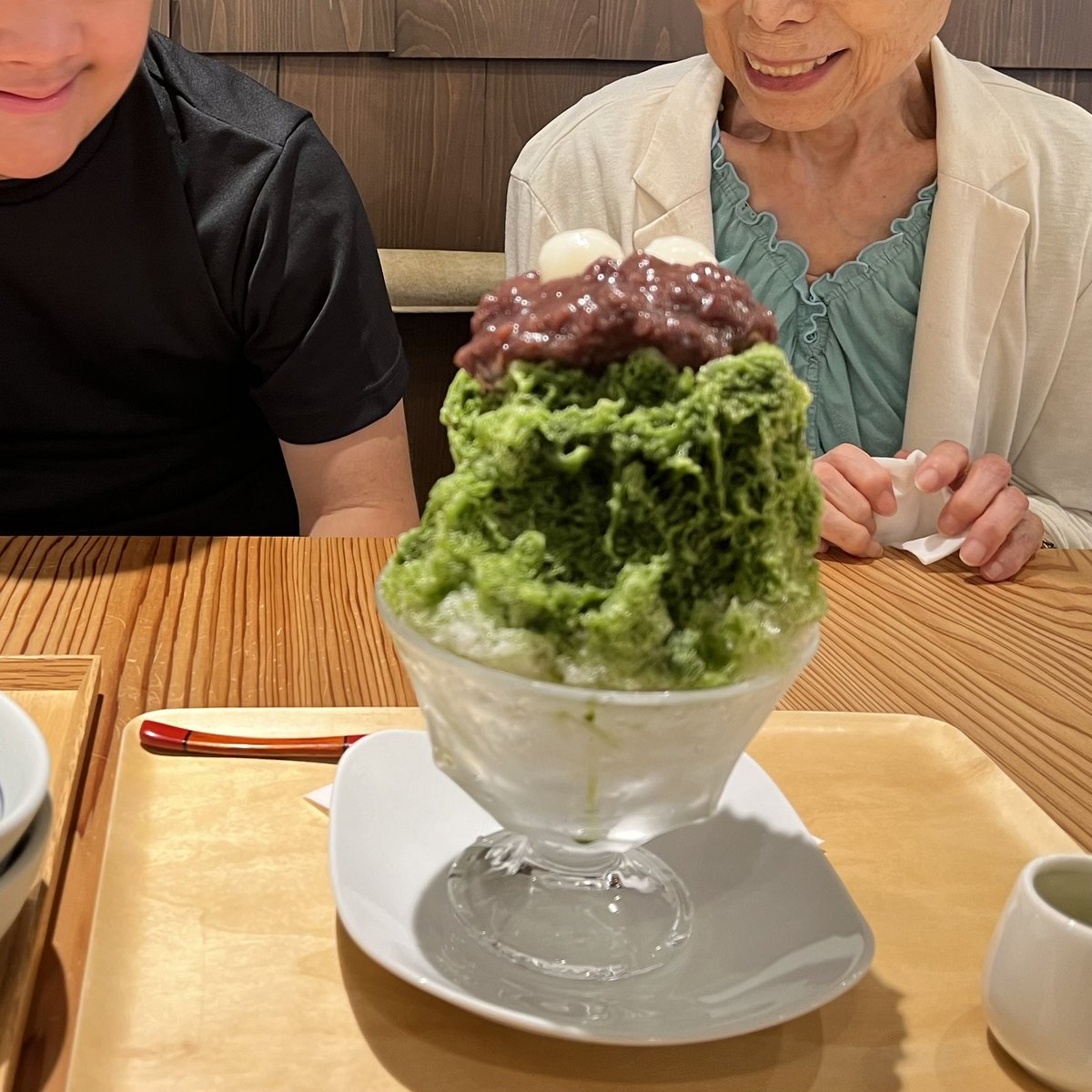 夏に一度は宇治金時を食べる。食べないと気がすまない。都立大のちもとで毎年和菓子ごろごろ入ってるやつを楽しみにしてたんだけど、最近お休みしてるので去年と今年は自由が丘の立田野。去年は亡くなった母と息子と3人で食べた。思い出しながら食べてしんみりとしてしまった。今年と去年の宇治金時。