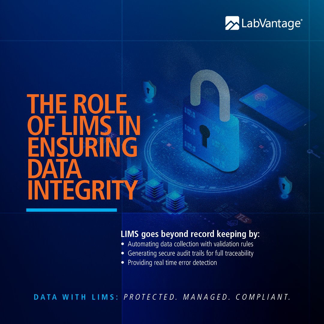 labvantage's tweet image. ⚠️ Noncompliance isn’t just risky—it’s costly.
Think delays, failed audits, recalls & reputational damage.
LabVantage LIMS keeps your data audit-ready & compliant.
🔗 Read more: labvantage.com/blog/data-inte…
#LabInformatics #AIinLabs #DataIntegrity #LIMS #ELN #SDMS #LabVantage