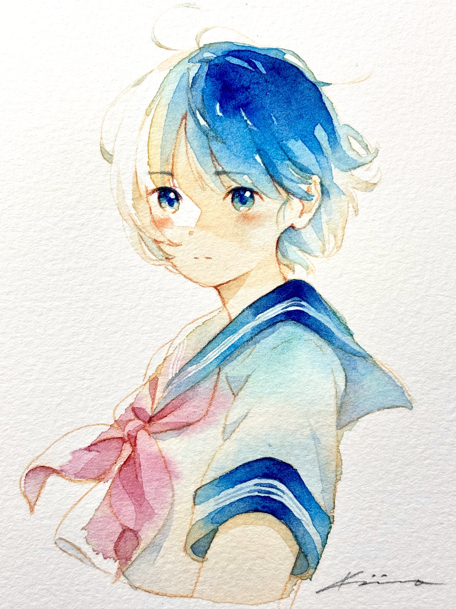＆lemon 青色の絵　無何有 ＆lemon 青色の絵 無何有