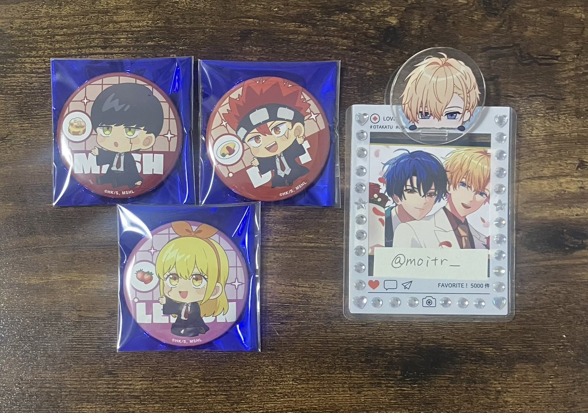 【交換・譲渡】マッシュル MASHLE ほしがりさん 缶バッジ

譲▶︎マッシュ、ドット、レモン

求▶︎アビス

・1点決まり次第、アベルとの交換or譲渡も可
・都内手渡し or 郵送

よろしくお願いいたします🌸
