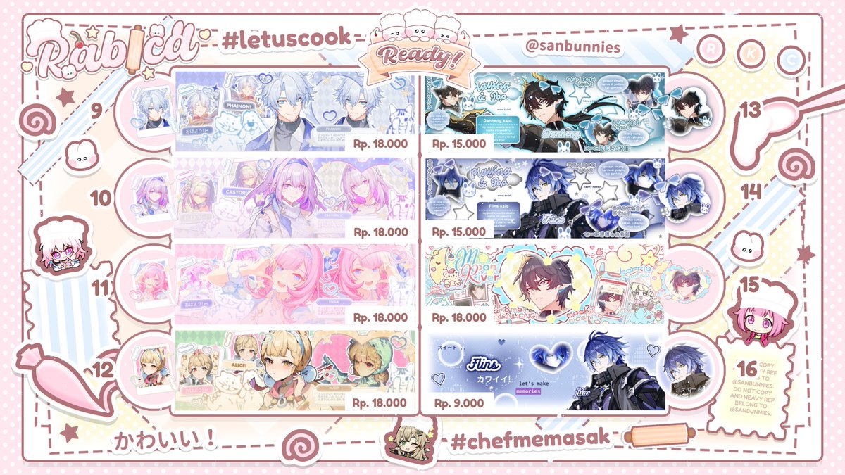 sanbunnies's tweet image. ::   RT's are appreciated! 🐰🩷

Haii, balik lagi sama kitaa yang bawain 26 layout rs impekan 😸☝kalian bisa jemput layout nya dengan menyebut nomor di dm yaa! 📩 🧺

( #zonauang #zonaba )