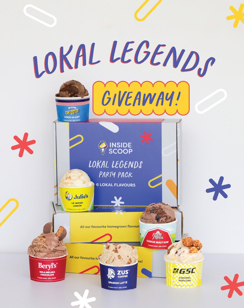 ✨ Been craving our new Lokal Legends flavours? 🤔
 Now’s your chance to get all 6 of them for FREE! 💛

🇲🇾 How to join our Lokal Legends Giveaway:
1️⃣ Like this post ❤️
2️⃣ Follow us
3️⃣ Tag a friend you’d share a Lokal Legends Party Pack with 🤭