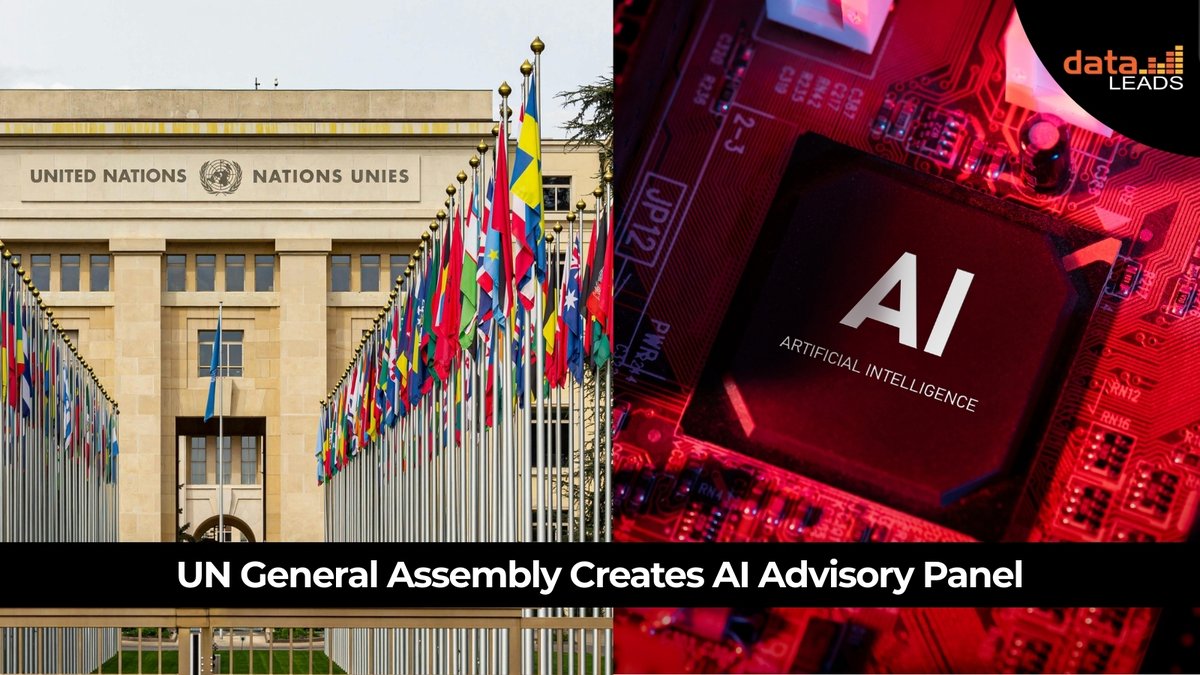 data_LEADS's tweet image. The UN passes a resolution to form a scientific panel on artificial intelligence (AI) and a global dialogue on its governance.

This will provide an inclusive platform for states and stakeholders to discuss the critical issues concerning AI facing humanity today.
#AIGovernance