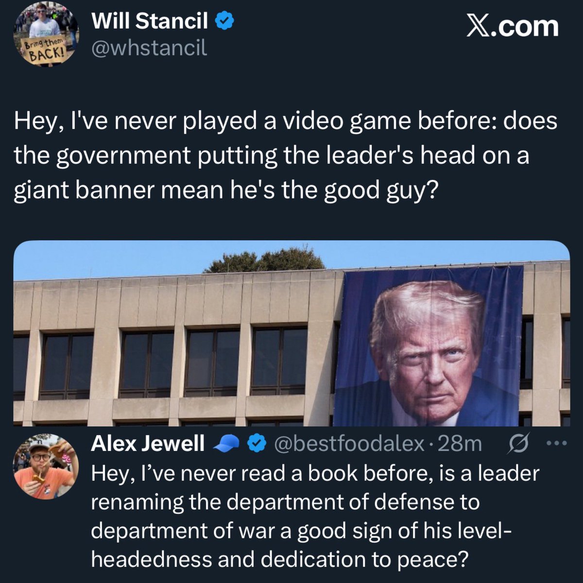 warm slices of (@justicepie) on Twitter photo Dictators will not be tolerated. The whole administration of them.
C/o <a href="/whstancil/">Will Stancil</a> <a href="/bestfoodalex/">Alex Jewell 🧢</a> Dictators will not be tolerated. The whole administration of them.
C/o <a href="/whstancil/">Will Stancil</a> <a href="/bestfoodalex/">Alex Jewell 🧢</a>