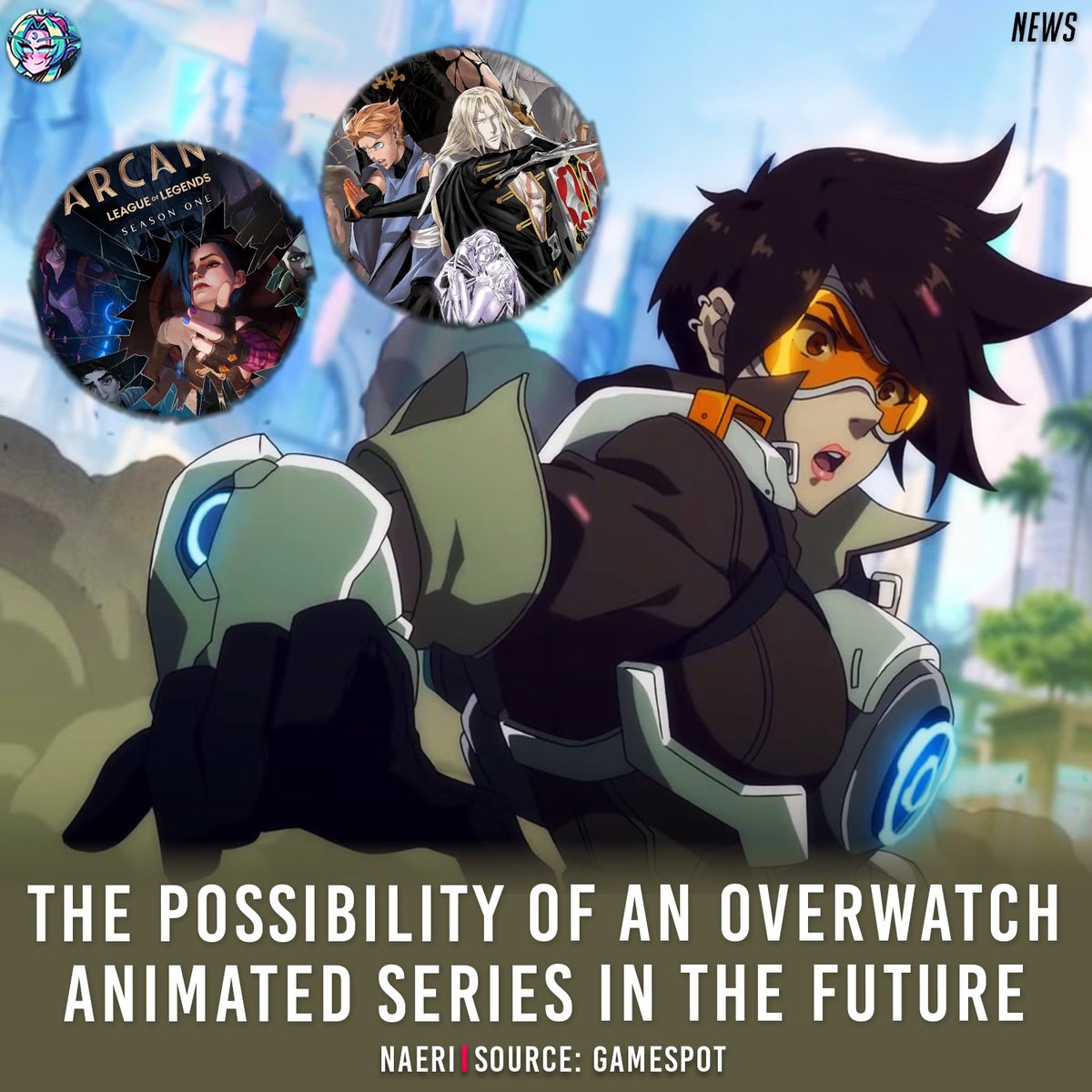 OverwatchNaeri's tweet image. Aaron Keller's Response Regarding the Possibility of an Overwatch Animated Series 📺

Aaron Keller mentioned the possibility of Overwatch getting a series like Arcane or Castlevania ✨

" The team would love to have something like that come out. "

" To have something like that…