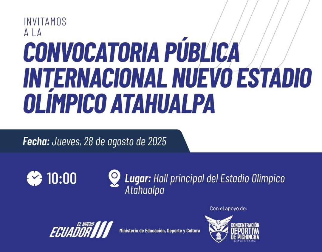 Fabian Gallardo M. (@fabiangallardom) on Twitter photo Se viene una gran noticia para la afición deportiva quiteña.<a href="/DeporteEc/">Viceministerio del Deporte 🇪🇨</a>,su titular Ab. #JoséDavidJiménz y <a href="/ConcePichincha/">Concentración Deportiva de Pichincha</a>,efectuarán un anuncio muy importante.⚽️🏟🇪🇨🏟🇪🇨⚽️ Se viene una gran noticia para la afición deportiva quiteña.<a href="/DeporteEc/">Viceministerio del Deporte 🇪🇨</a>,su titular Ab. #JoséDavidJiménz y <a href="/ConcePichincha/">Concentración Deportiva de Pichincha</a>,efectuarán un anuncio muy importante.⚽️🏟🇪🇨🏟🇪🇨⚽️