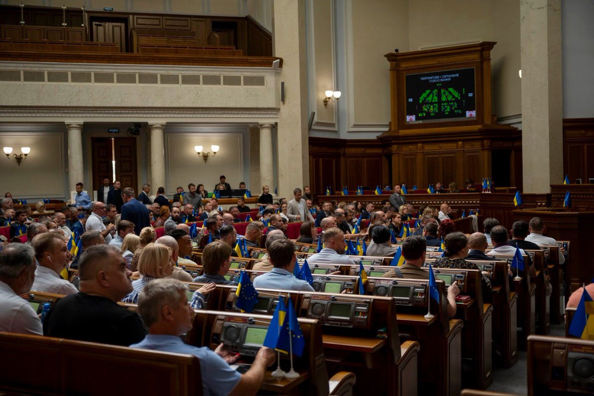 🇺🇦<a href="/verkhovna_rada/">Верховна Рада України</a> ухвалила ряд важливих рішень для нашої держави 

Вони стосуються посилення Сил оборони, зокрема виділення додаткових 405,5 млрд грн, зміцнення економіки, соціального захисту та розвитку освіти

Працюємо далі! 
facebook.com/share/p/1BL6vw…