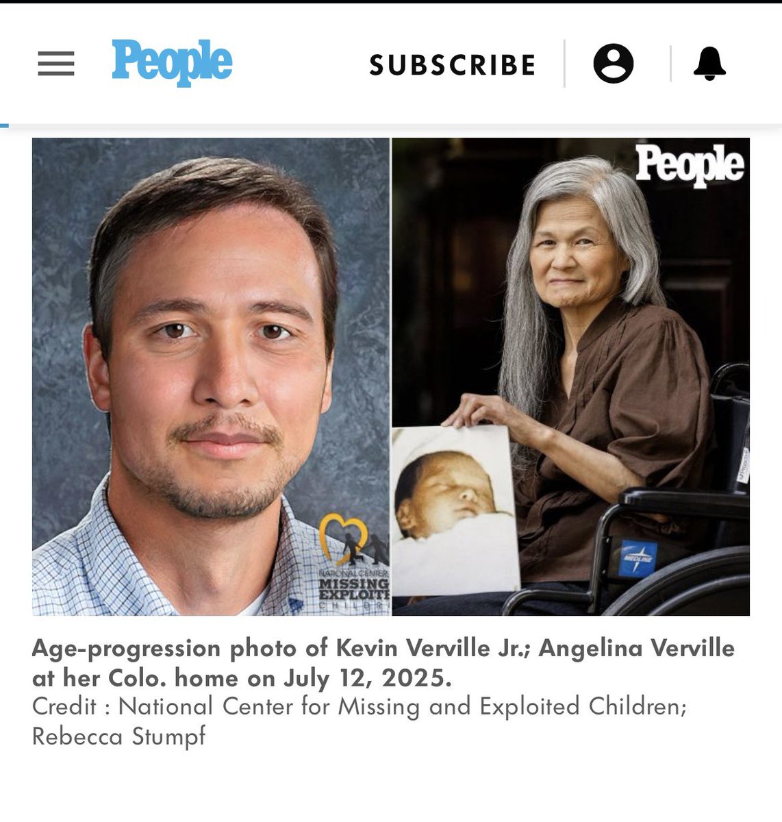Angeline Hartmann (@angelinedc) on Twitter photo STOLEN BABY! Be part of the search for Kevin Verville Jr. - Please share his story! Thank you @People Magazine for helping us spread the word. #KevinVervilleJr people.com/kevin-verville… <a href="/NCMEC/">National Center for Missing & Exploited Children</a> #KevinVervilleJr #Missing #Oceanside <a href="/danabrams/">Dan Abrams</a> <a href="/OfficialOPLive/">On Patrol: Live</a> #OPL STOLEN BABY! Be part of the search for Kevin Verville Jr. - Please share his story! Thank you @People Magazine for helping us spread the word. #KevinVervilleJr people.com/kevin-verville… <a href="/NCMEC/">National Center for Missing & Exploited Children</a> #KevinVervilleJr #Missing #Oceanside <a href="/danabrams/">Dan Abrams</a> <a href="/OfficialOPLive/">On Patrol: Live</a> #OPL