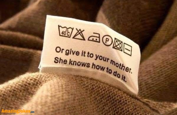 Совет зуммерам:
Или отдай это мама, она занает что делать.