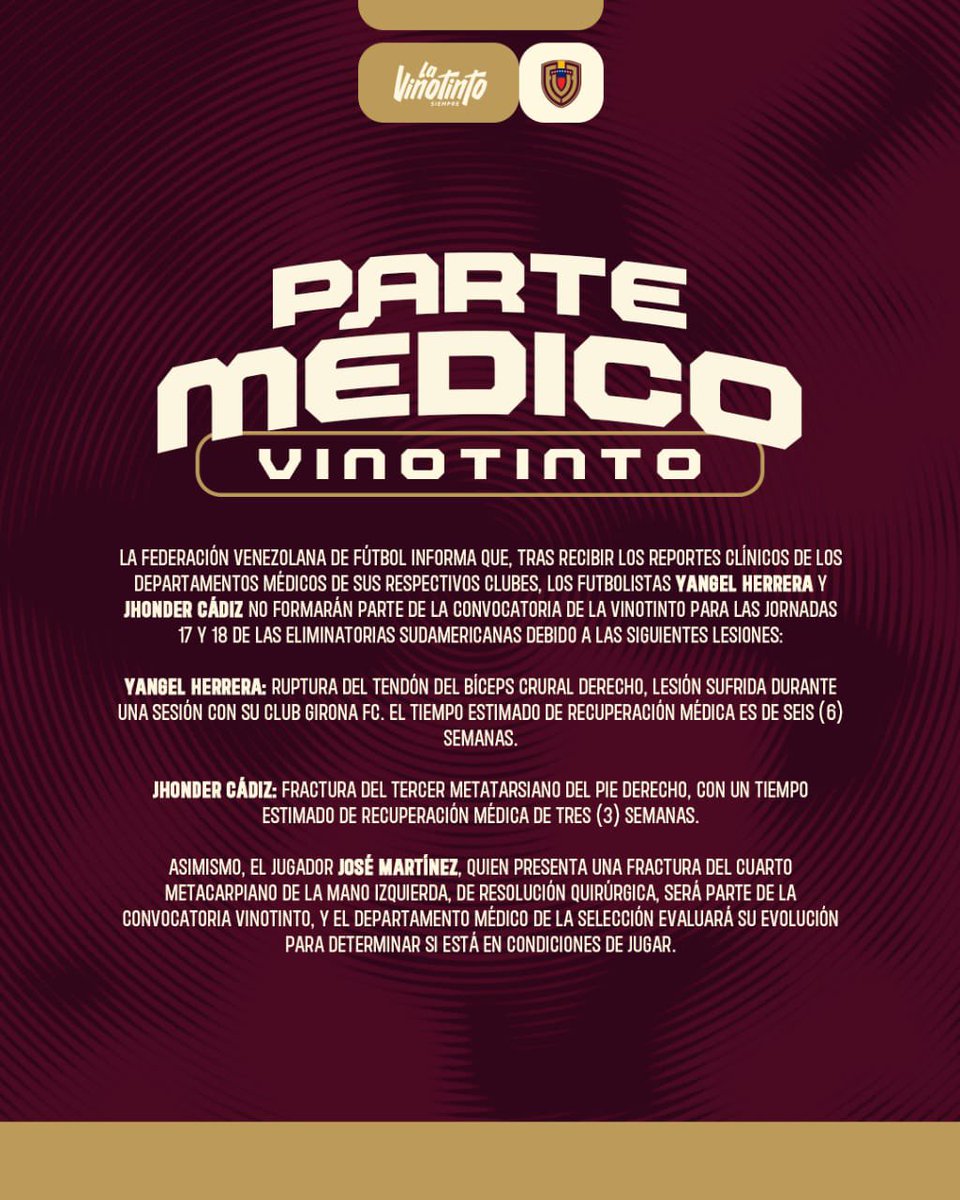 🔥🔥ATENCIÓN🔥🔥
Importante información de la <a href="/FVF_Oficial/">FVF</a>