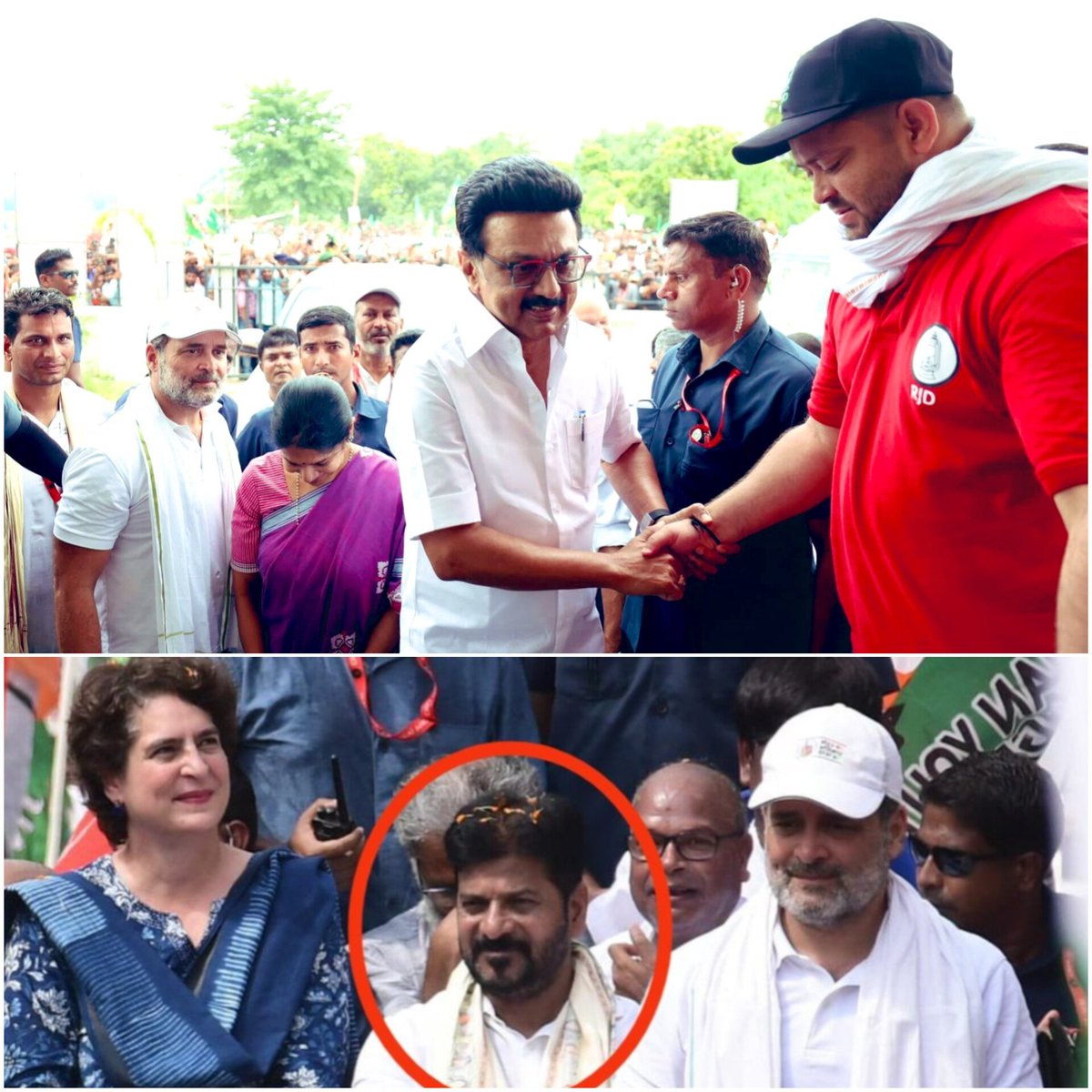 Biharyouth1's tweet image. Cong-RJD parachute Revanth &amp;amp; Stalin, BJP-JDU join circus in name of protest. Same old drama of non-issues. Coz this time, youth are loud on jobs, industry, education and the netas are scared. Don&apos;t get lost in these distractions stick to #RealIssues in #BiharElections2025 
#Bihar