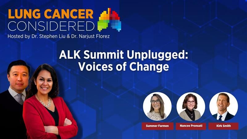ALKPositiveinc's tweet photo. Honored to join the @IASLC Lung Cancer Considered Podcast highlighting the 2025 ALK+ Summit. 🎧 Hear our board members share how advocacy &amp; community shape the future of ALK+ research.

🔗 https://t.co/TbLUQV8ZIh

#ALKPositive #LungCancer #PatientAdvocacy https://t.co/HVGzKd6mAG