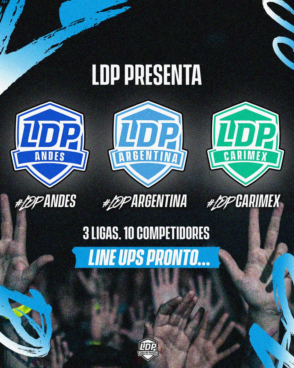 Liga De Paรญses (@ligadepaises) on Twitter photo ๐๐๐๐๐๐๐๐๐๐๐๐ ๐๐ ๐๐๐๐๐
Les presentamos las 3 ligas que vamos a estar presenciando durante 9 mรกgicas jornadas con 10 grandes participantes en cada una.
Esperamos verlos a todos ustedes apoyando a cada MC, organizador, host o juez, esta liga es de TODOS.
#LDP ๐๐๐๐๐๐๐๐๐๐๐๐ ๐๐ ๐๐๐๐๐
Les presentamos las 3 ligas que vamos a estar presenciando durante 9 mรกgicas jornadas con 10 grandes participantes en cada una.
Esperamos verlos a todos ustedes apoyando a cada MC, organizador, host o juez, esta liga es de TODOS.
#LDP