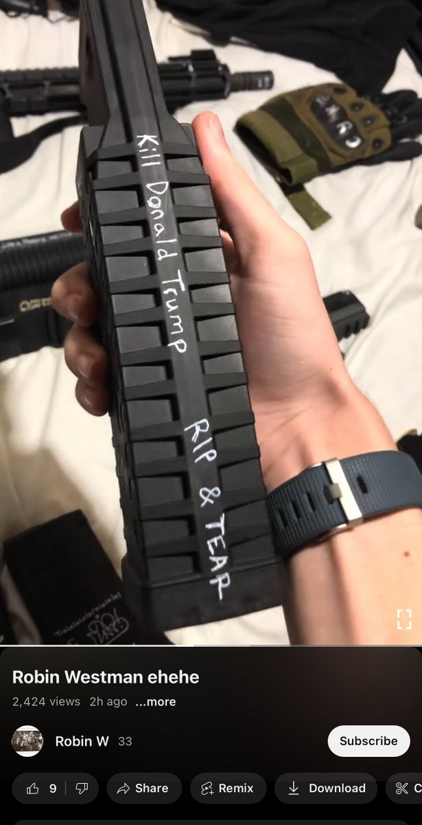 Screenshots from the first video.