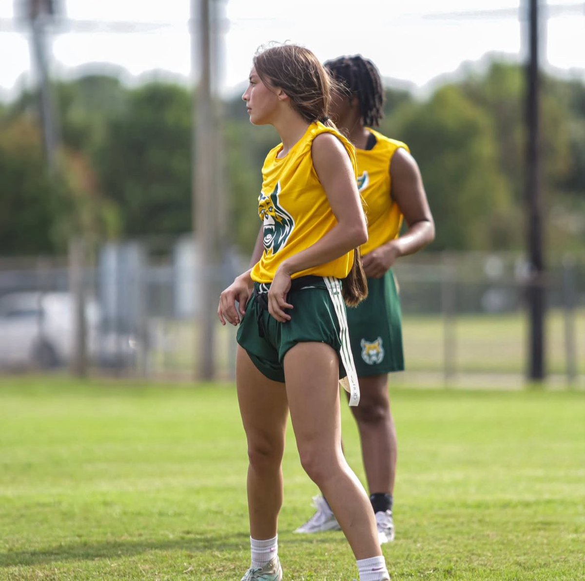 St. Martin HS Girls Flag Football Alumni putting in that work @bishopst.wflagfootball 🔥🔥🔥 Can’t wait to watch our girls play at the next level!!!