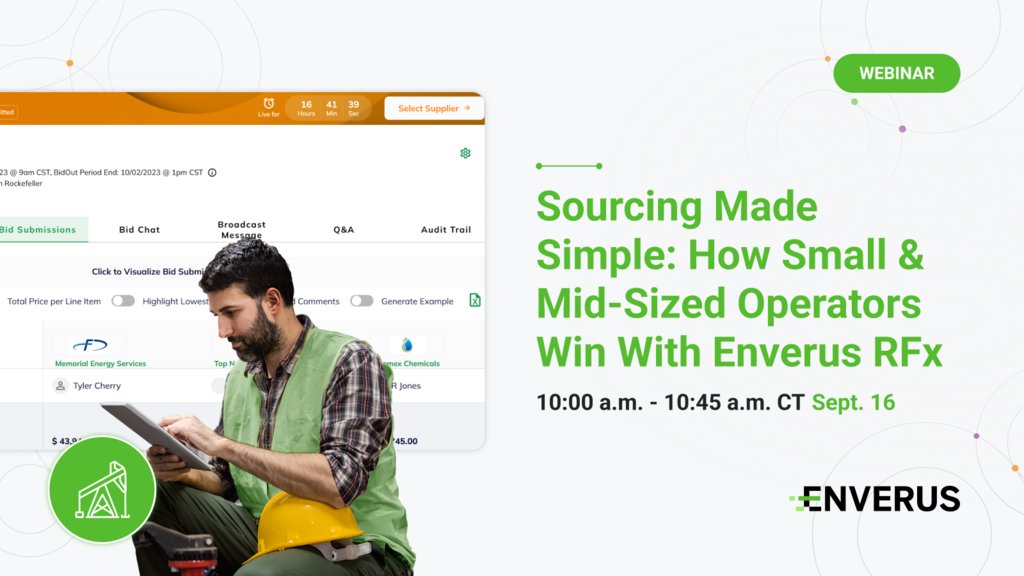 See how lean E&amp;P teams are using Enverus RFx to cut delays, centralize bidding and secure better rates from vendors in our upcoming webinar 👉 go.enverus.com/l/191022/2025-…
 
#oilandgas #oilfieldbidding