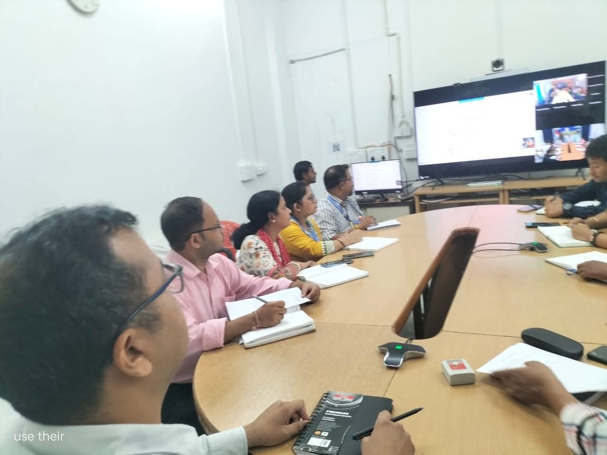 DMWest_Tripura's tweet image. “A review of TRLM activities was conducted today at 11:30 a.m. through Video Conferencing. I, along with my staff, attended the meeting from the Office of the District Magistrate, West Tripura.”

#TRLM #WestTripura #Development #VideoConference