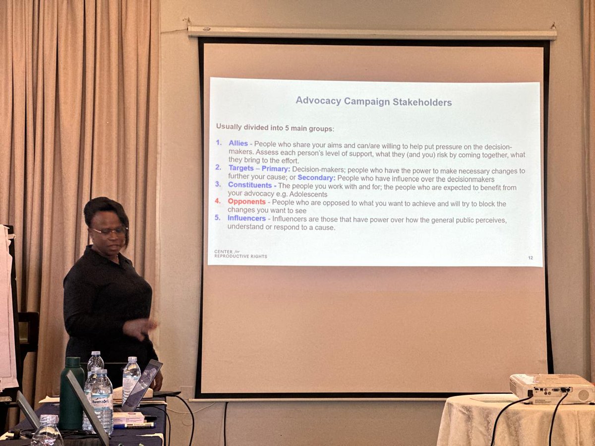 For the past 3 days, we have been actively engaged in a capacity building workshop supported by <a href="/ReproRightsAFR/">Center for Reproductive Rights Africa</a> where they strengthened our technical &amp; operational capacity to lead evidence-based, rights-driven &amp; inclusive ASRHR advocacy using accountability frameworks.
