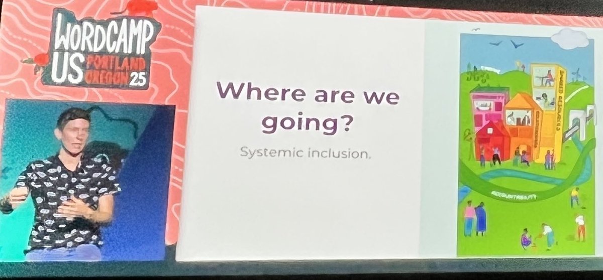 WebDevStudios (@webdevstudios) on Twitter photo Listening in at #WCUS as <a href="/amysampleward/">Amy Sample Ward</a> shares how to create an inclusive & equitable world in tech & #WordPress so we can learn & change.
“Change does not happen in a silo. We are always stronger together.” Listening in at #WCUS as <a href="/amysampleward/">Amy Sample Ward</a> shares how to create an inclusive & equitable world in tech & #WordPress so we can learn & change.
“Change does not happen in a silo. We are always stronger together.”