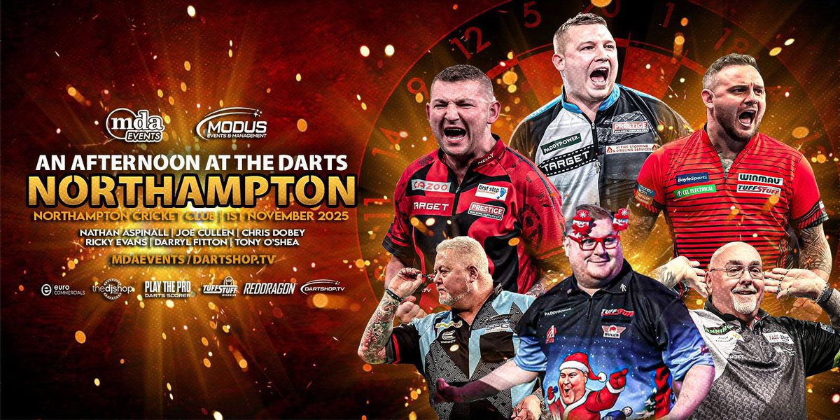 Chris Dobey (@dobey180) on Twitter photo What a great bunch of lads to be working with no doubt it will be a cracking day so donβt miss out on the chance to be there. Follow the link below for tickets π€π―
Tickets β¬οΈ
mdaevents.co.uk What a great bunch of lads to be working with no doubt it will be a cracking day so donβt miss out on the chance to be there. Follow the link below for tickets π€π―
Tickets β¬οΈ
mdaevents.co.uk